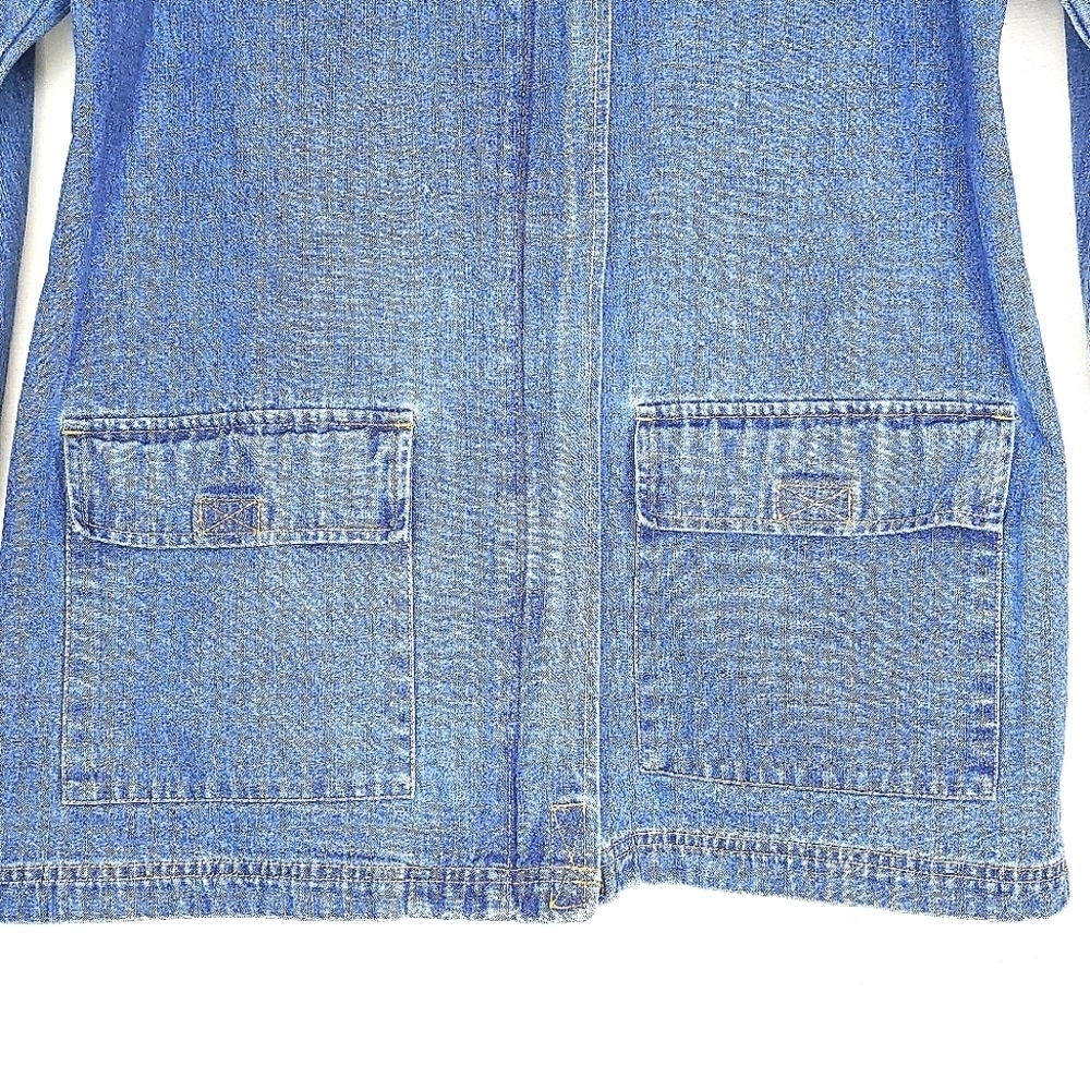 Erika denim jacket. Blur, Size Small. - Picture 6 of 10